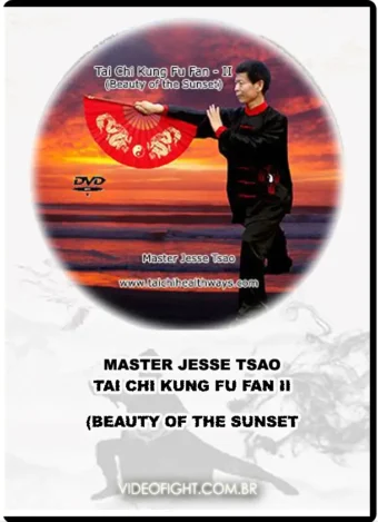 DR. JESSE TSAO – TAI CHI KUNG FU FAN 2 - BEAUTY OF THE SUNSET (XIYANGMEI)