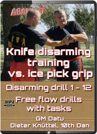 DIETER KNUTTEL - KNIFE DISARMING TRAINING VS. ICE PICK GRIP