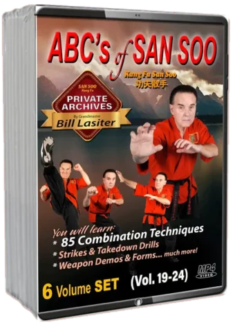 GRÃO-MESTRE BILL LASITER - ABC'S OF SAN SOO KUNG FU (VOL.19, 20, 21, 22, 23, 24)