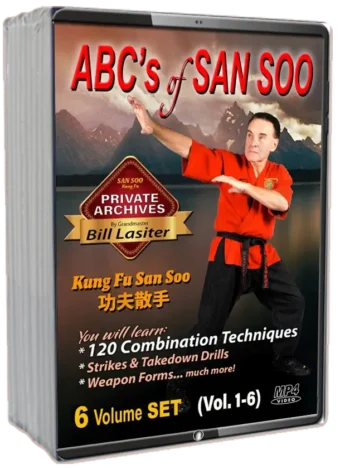 GRÃO-MESTRE BILL LASITER - ABC'S OF SAN SOO KUNG FU (VOL.2, 3, 4, 5 & 6)