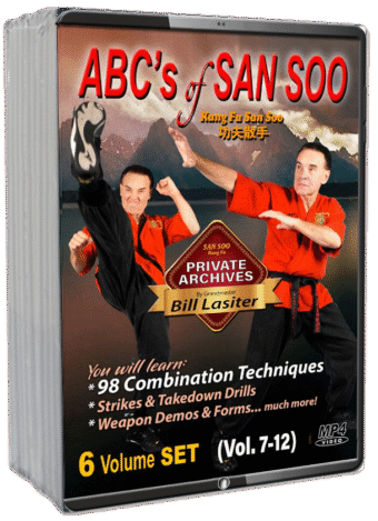 GRÃO-MESTRE BILL LASITER - ABC'S OF SAN SOO KUNG FU (VOL.7, 8, 9, 10, 11 & 12)