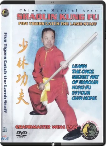 SHAOLIN KUNG FU 21 - FIVE TIGERS CATCH THE LAMB STAFF