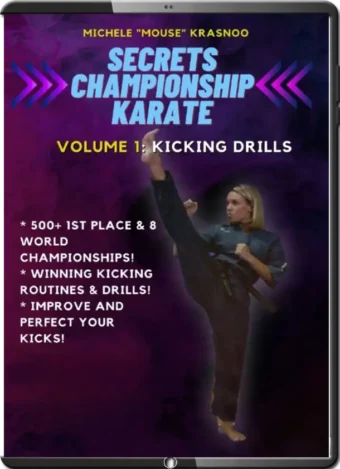 MICHELE KRASNOO - SECRETS OF CHAMPIONSHIP KARATE 1 - KICKING DRILLS